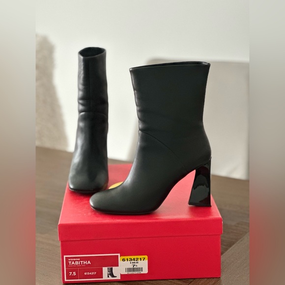 Wishbone TABITHA genuine leather Boots size 7.5 - Picture 4 of 8